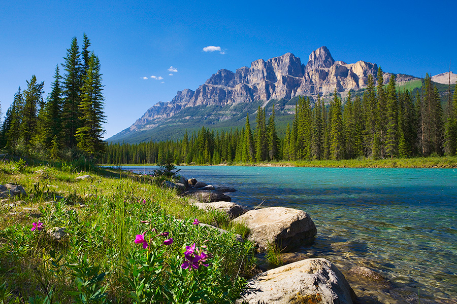 Castle Mountain near Banff