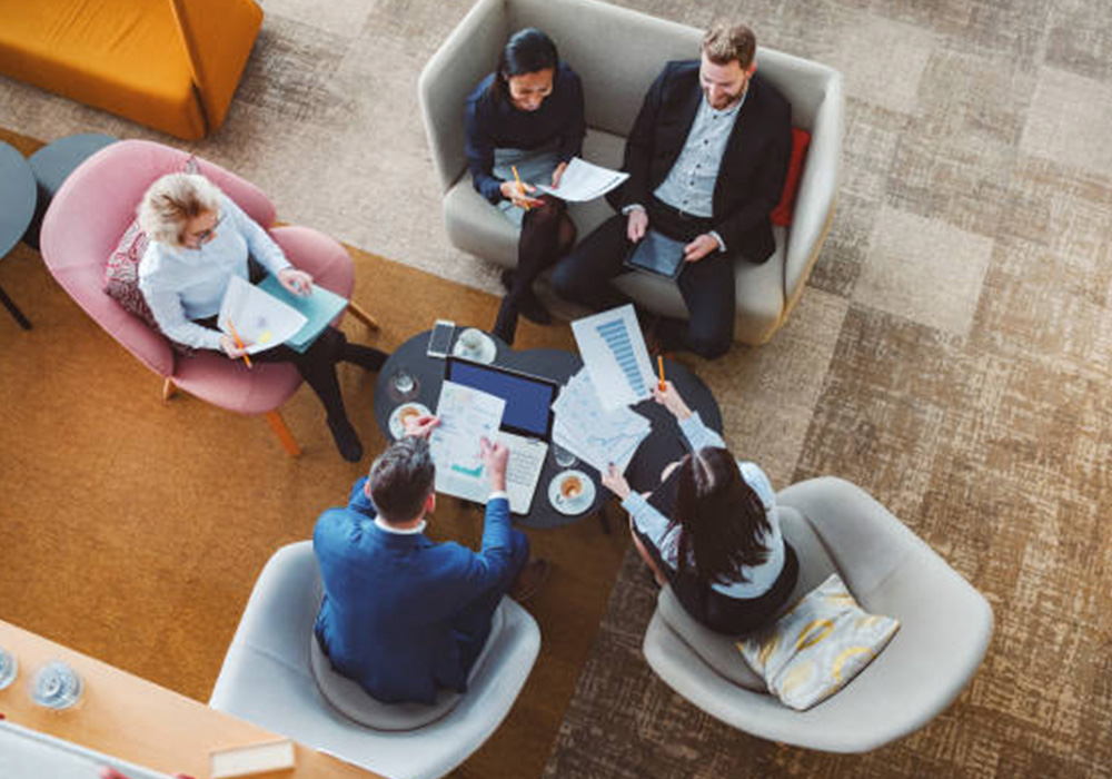 Woman Watching the Conference videos at night